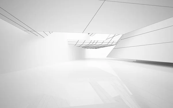 Abstrakte weiße Architektur Hintergrund. — Stockfoto