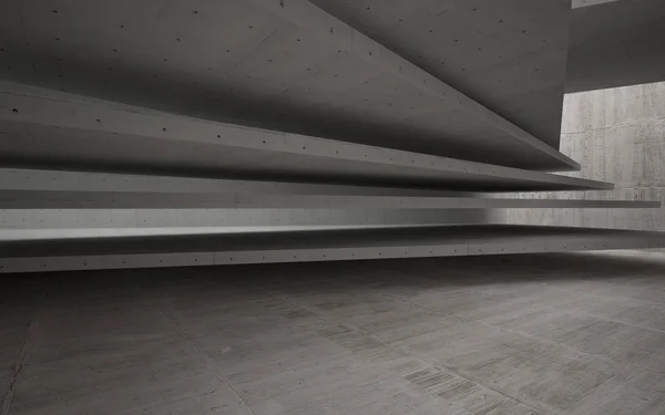 Streszczenie minimalizmu wnętrze betonu — Zdjęcie stockowe