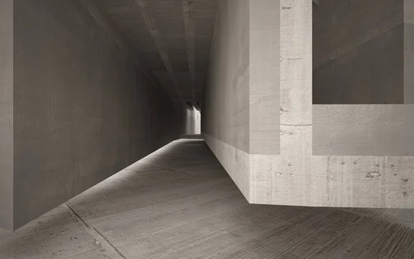 Futuristic concrete interior. — Stock Photo, Image