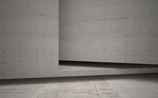 Soyut minimalizm beton iç — Stok fotoğraf