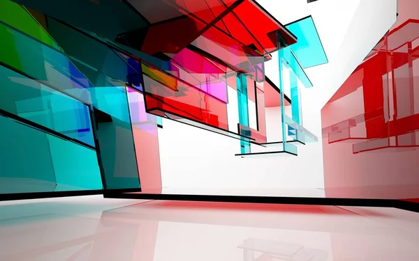 Interior arquitectónico abstracto —  Fotos de Stock