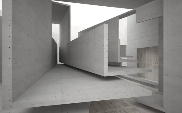 Streszczenie minimalizmu wnętrze betonu — Zdjęcie stockowe