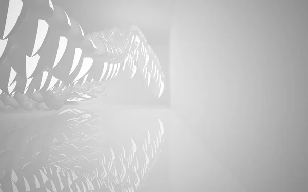 Abstract smooth white interior — Stock Photo, Image