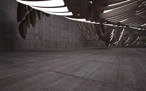 Абстрактный бетонный интерьер — стоковое фото