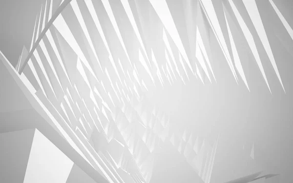 Abstract white interior highlights future — Stock Photo, Image