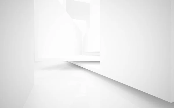 Astratto liscio interno bianco — Foto Stock