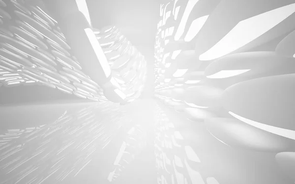 Tomma ljus abstrakt konkreta interiör — Stockfoto