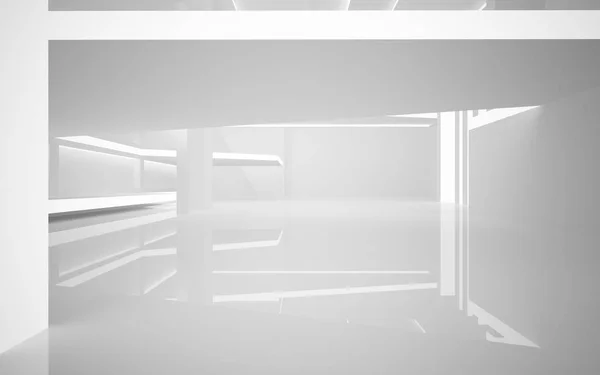 Abstract smooth white interior — Stock Photo, Image