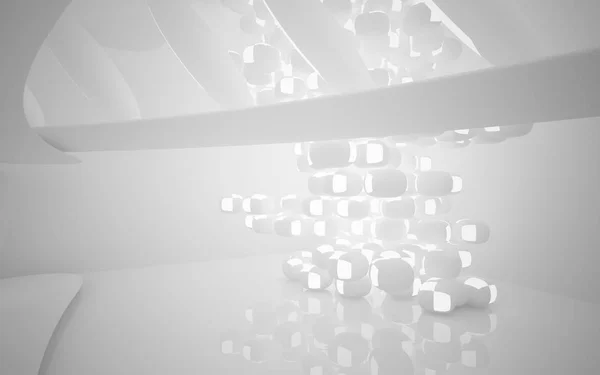 Lege lichte abstracte interieur — Stockfoto