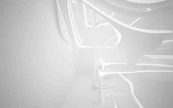 Abstract white interior — Stock Photo, Image