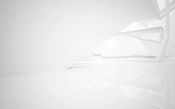 Abstract white interior — Stock Photo, Image