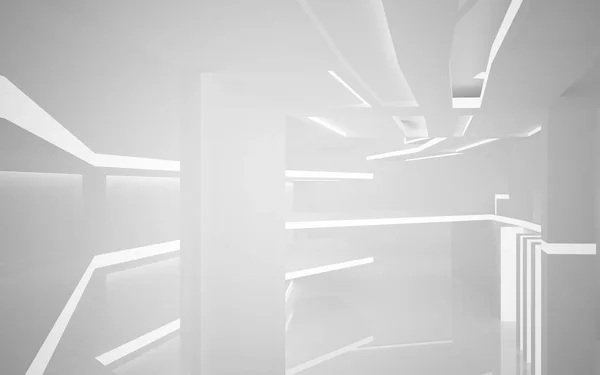 Abstract smooth white interior — Stock Photo, Image