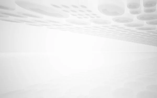 Abstract white interior