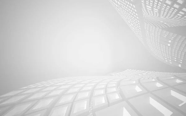 Abstract white interior — Stock Photo, Image