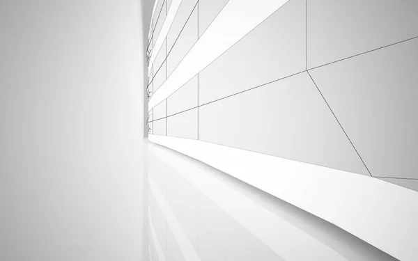 Astratto interno bianco — Foto Stock