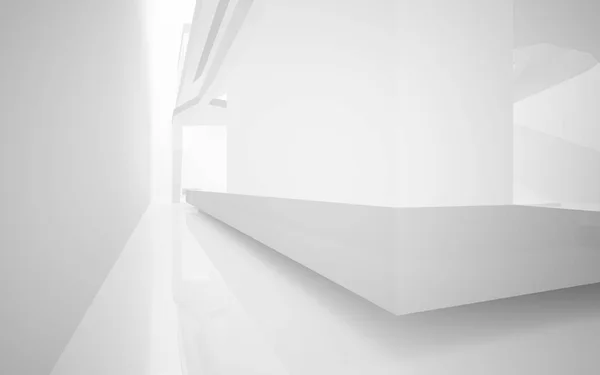 Astratto interno bianco — Foto Stock