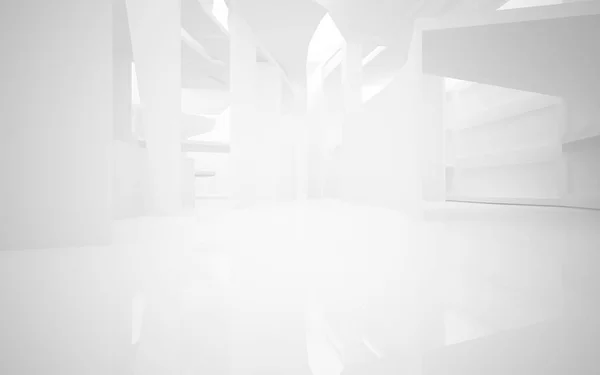 Absztrakt sima fehér belső — Stock Fotó