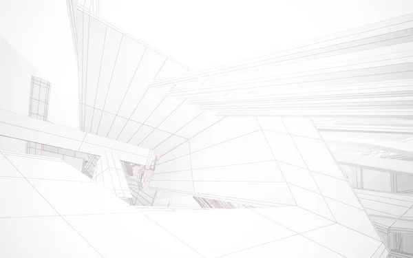 Interior putih dengan obyek halus — Stok Foto