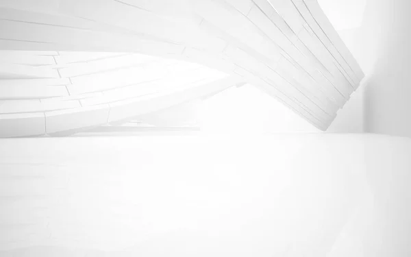Pürüzsüz nesnelerle beyaz iç — Stok fotoğraf
