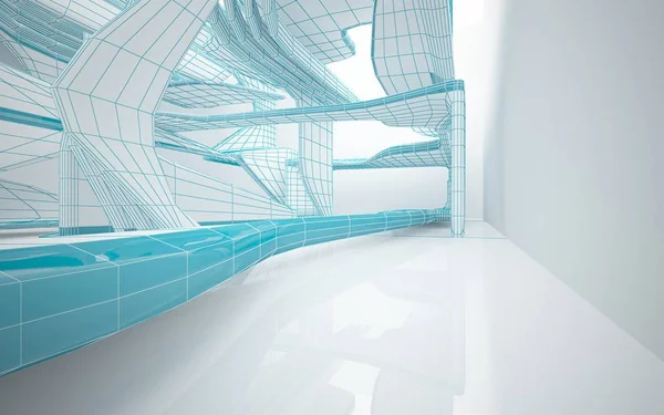Interior arquitectónico abstracto — Foto de Stock