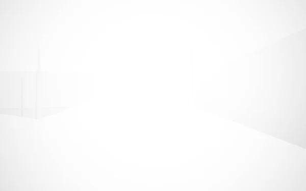Üres fehér absztrakt szobabelső — Stock Fotó