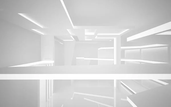 Abstract smooth white interior — Stock Photo, Image