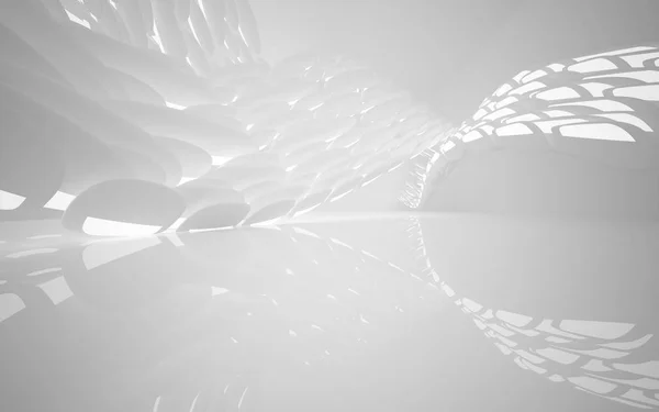 Leeres Licht abstrakter konkreter Innenraum — Stockfoto