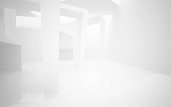 Abstrait intérieur blanc lisse — Photo
