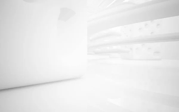 Abstrakter weißer Innenraum — Stockfoto
