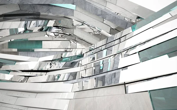 Interior abstracto del futuro —  Fotos de Stock