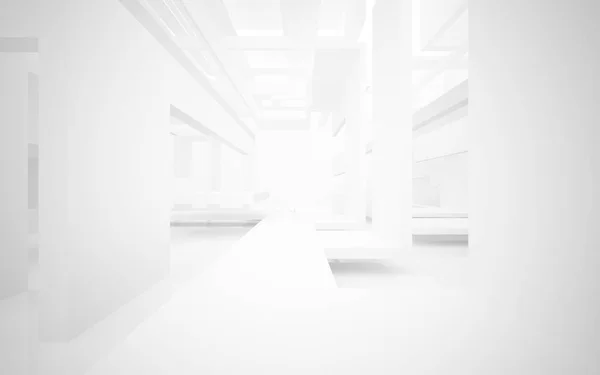 Άδειο λευκό δωμάτιο αφηρημένη εσωτερικό — Φωτογραφία Αρχείου