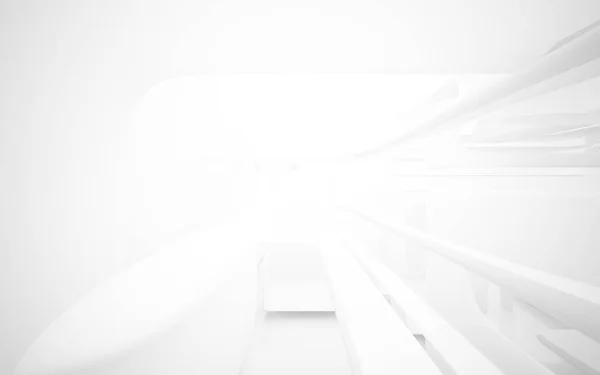 Empty white abstract room interior — Stock Photo, Image