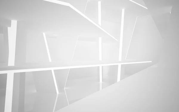 Abstract white interior — Stock Photo, Image