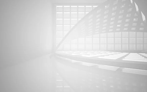 Abstrato vazio interior liso branco . — Fotografia de Stock