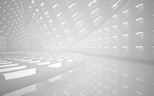 Interior liso blanco abstracto vacío . —  Fotos de Stock