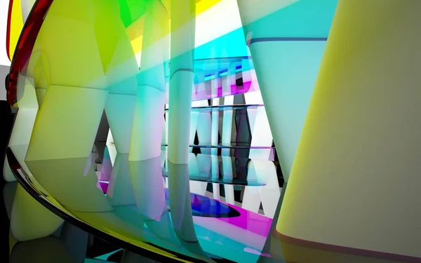 Interior arquitectónico abstracto — Foto de Stock