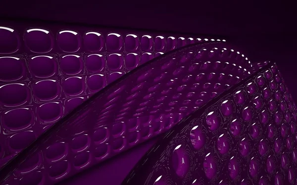 Interior púrpura del futuro — Foto de Stock