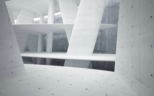 抽象的なコンクリート滑らかなインテリア — ストック写真
