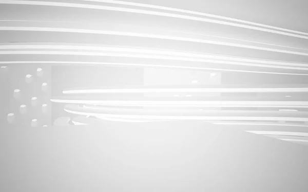 抽象的な滑らかなホワイト インテリア — ストック写真