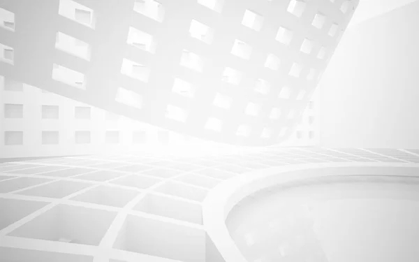 Interior liso blanco abstracto vacío . —  Fotos de Stock