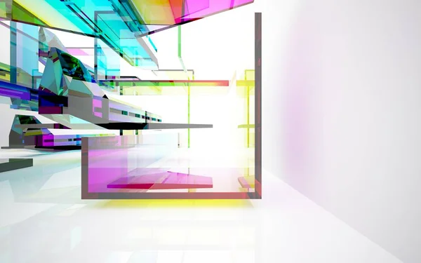 Interior Arquitetônico Abstrato — Fotografia de Stock