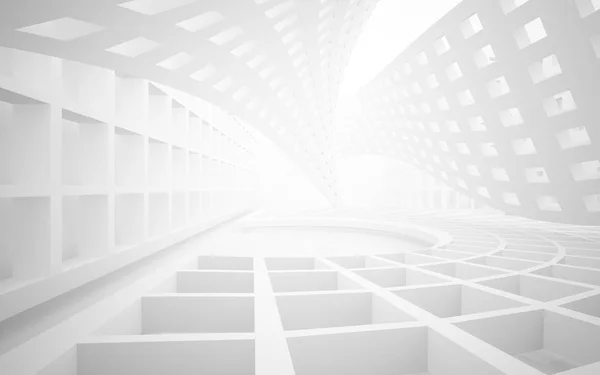 Empty abstract white smooth interior. — Stock Photo, Image