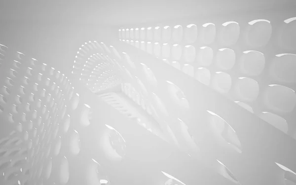 Пустой абстрактный белый гладкий интерьер . — стоковое фото
