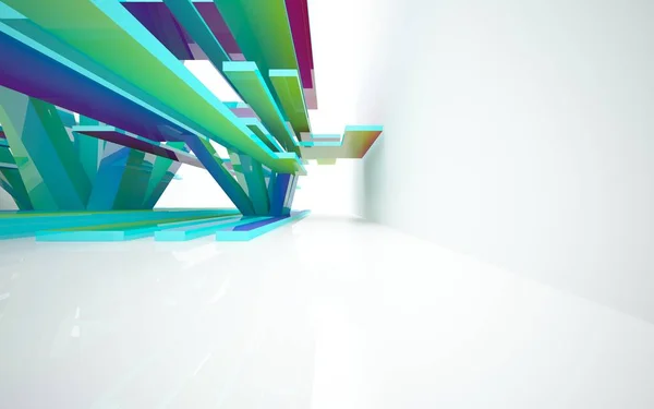 Abstract architectural interior — Stock Photo, Image