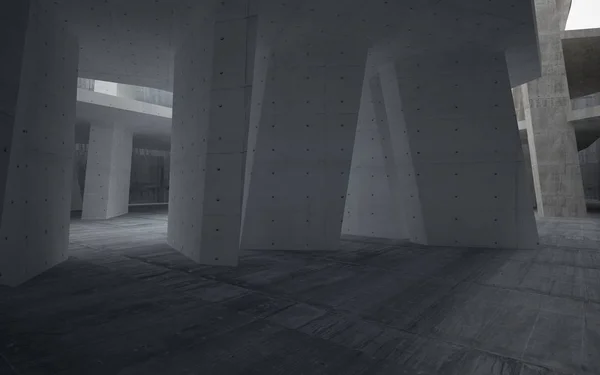 Абстрактный интерьер бетона — стоковое фото