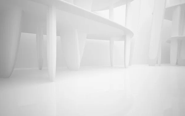 Абстрактний гладкий білий інтер'єр — стокове фото