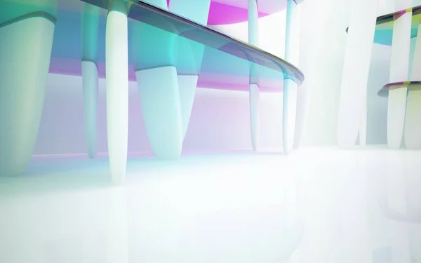 Abstraktes architektonisches Interieur — Stockfoto