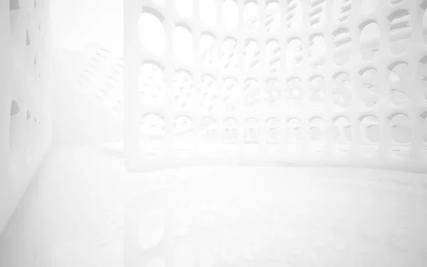 Tyhjä abstrakti valkoinen sileä sisustus . — kuvapankkivalokuva