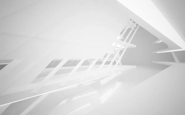 Fondo arquitectónico abstracto liso blanco — Foto de Stock