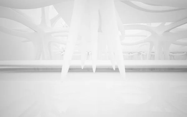 抽象的な白いアーキテクチャの背景. — ストック写真